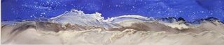 Panorama Nightscape Framed 25 x 92 cm