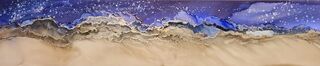 Panorama Nightscape Framed 25 x 92 cm