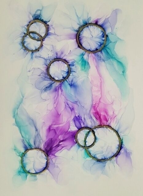 Abstract Art A2 in an A1 Frame A1A015