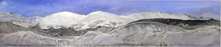 Panorama Nightscape Framed 25 x 92 cm