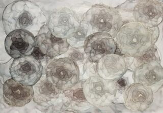Flower Art A2 in an A1 Frame