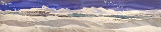Panorama Nightscape Framed 25 x 92 cm