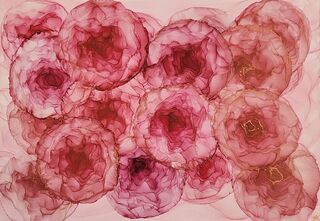 A3 Flower Art in a A2 Frame