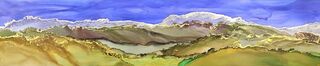 Panorama Landscape Framed 25 x 92 cm