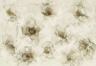 Abstract Flower Art A3 in an A2 Frame A2F010