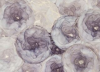 Where the Moon Fell - A3 Multi Flower Art