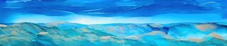 Panorama Seascape Framed 25 x 92 cm