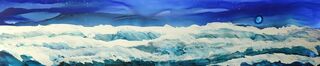 Panorama Seascape Framed 25 x 92 cm