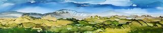 Panorama Landscape Framed 25 x 92 cm