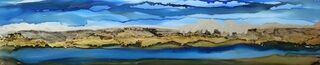 Where I go to be ... - Panorama Landscape Framed 31 x 96 cm