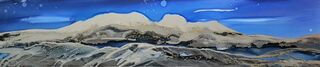 Where I go to Reflect - Framed 31 x 96 cm