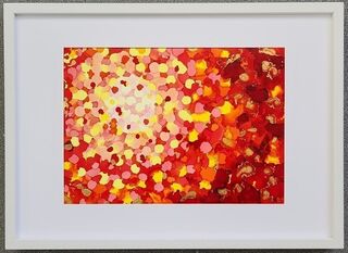 Abstract Art A3 in an A2 Frame