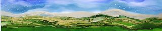 Panorama Landscape Framed 25 x 92 cm PL045
