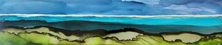 Endless Calm - Panorama Landscape Framed 25 x 92 cm