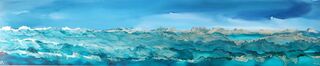 Panorama Seascape Framed 25 x 92 cm